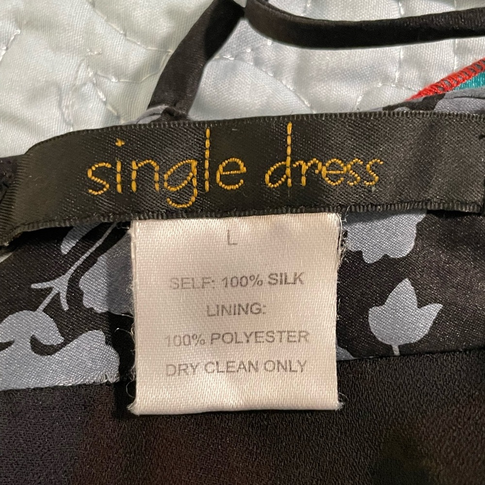 Single Dress brand women’s silk dress. Size large. - Picture 8 of 8